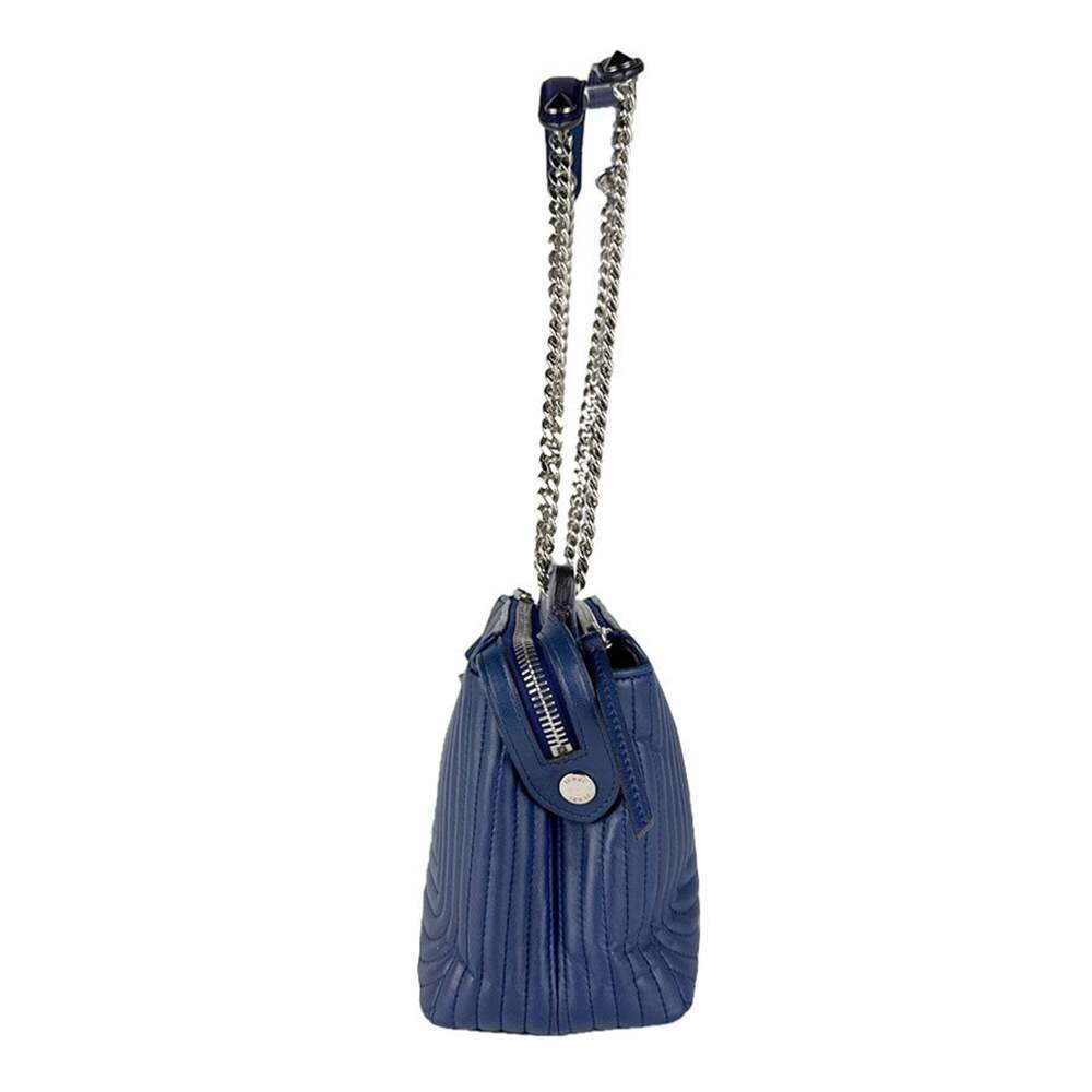FENDI Blue Leather Shoulder Bag - Picture 2 of 12